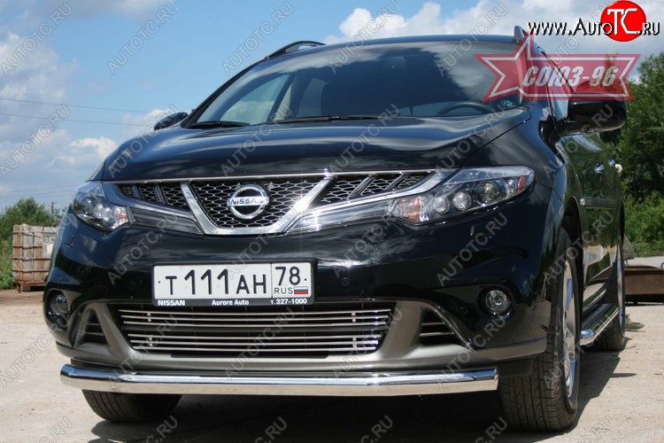 6 362 р. Декоративный элемент воздухозаборника Souz-96 (d10)  Nissan Murano  2 Z51 (2010-2016) рестайлинг  с доставкой в г. Пермь