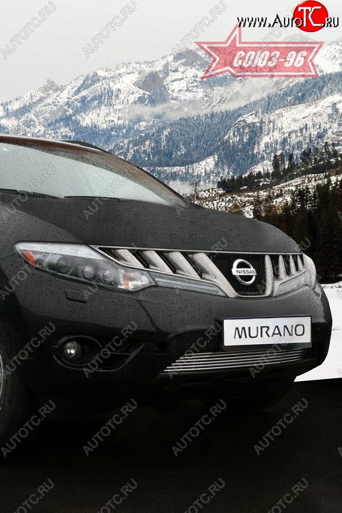 3 734 р. Декоративный элемент воздухозаборника Souz-96 (d10)  Nissan Murano  2 Z51 (2008-2011) дорестайлинг  с доставкой в г. Пермь