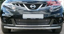 21 419 р. Защита переднего бампера двойная с профилем Souz-96 (d60/42).  Nissan Murano  2 Z51 (2010-2016) рестайлинг  с доставкой в г. Пермь. Увеличить фотографию 3