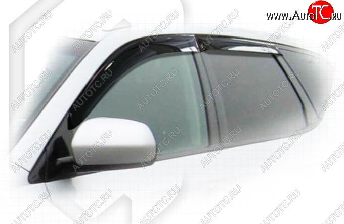 2 079 р. Дефлектора окон CA-Plastiс  Nissan Murano  1 Z50 (2002-2009) (Classic полупрозрачный, Без хром.молдинга)  с доставкой в г. Пермь