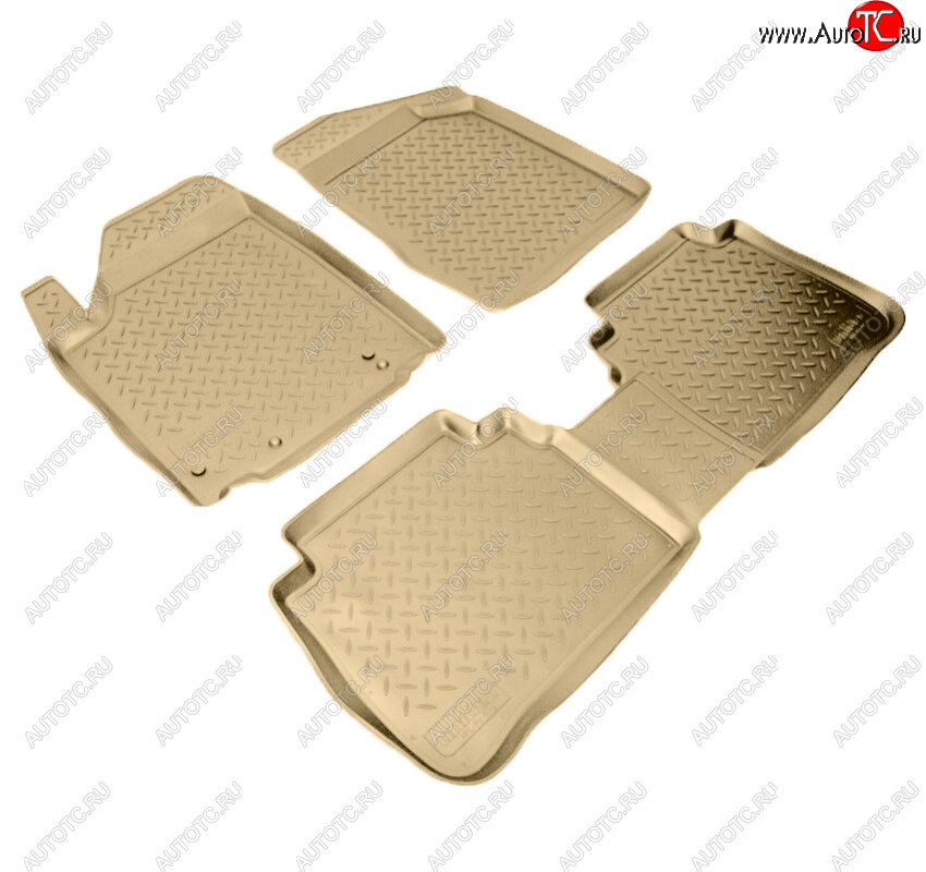3 299 р. Коврики салона Norplast Unidec  Nissan Murano  1 Z50 (2002-2009) (Цвет: бежевый)  с доставкой в г. Пермь