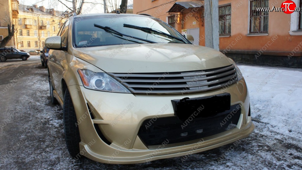 9 299 р. Решетка радиатора BALSARINI Nissan Murano 1 Z50 (2002-2009) (Неокрашенная)  с доставкой в г. Пермь