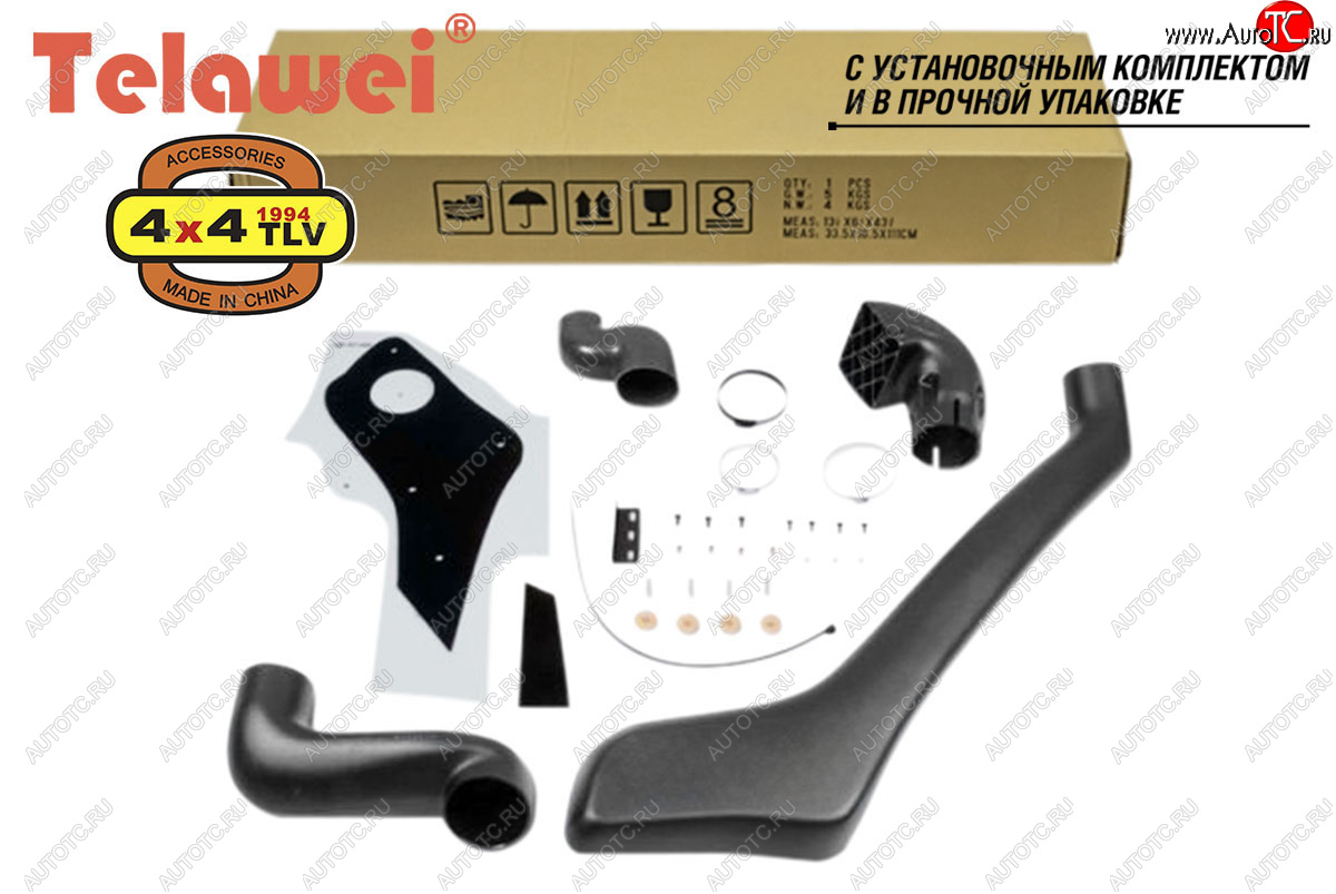 7 699 р. Шноркель Telawei (2.5D) Nissan Navara 2 D40 дорестайлинг (2004-2010)  с доставкой в г. Пермь