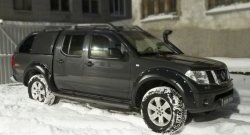17 599 р. Накладки на колёсные арки RA (комплект) Nissan Navara 2 D40 дорестайлинг (2004-2010) (Поверхность шагрень)  с доставкой в г. Пермь. Увеличить фотографию 2