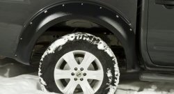 17 599 р. Накладки на колёсные арки RA (комплект) Nissan Navara 2 D40 дорестайлинг (2004-2010) (Поверхность шагрень)  с доставкой в г. Пермь. Увеличить фотографию 4
