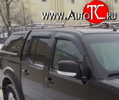 1 249 р. Комплект дефлекторов окон (Frontier) SkyLine Nissan Navara 2 D40 дорестайлинг (2004-2010)  с доставкой в г. Пермь
