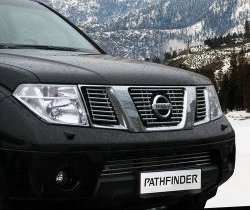 Декоративные вставки решетки радиатора Novline Nissan Navara  2 D40 - Pathfinder  R51