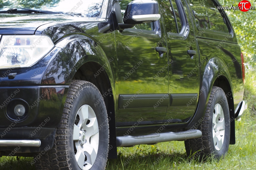 1 799 р. Брызговики RA  Nissan Navara  2 D40 (2004-2010) дорестайлинг  с доставкой в г. Пермь