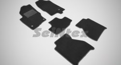 Износостойкие коврики в салон SeiNtex Premium LUX 4 шт. (ворсовые) Nissan Navara  2 D40 (2004-2010) дорестайлинг