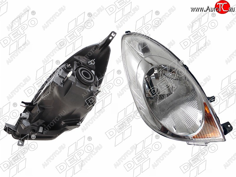 14 699 р. Правая фара DEPO (под электро-корректор) Nissan Note 1 E11 рестайлинг (2008-2013)  с доставкой в г. Пермь