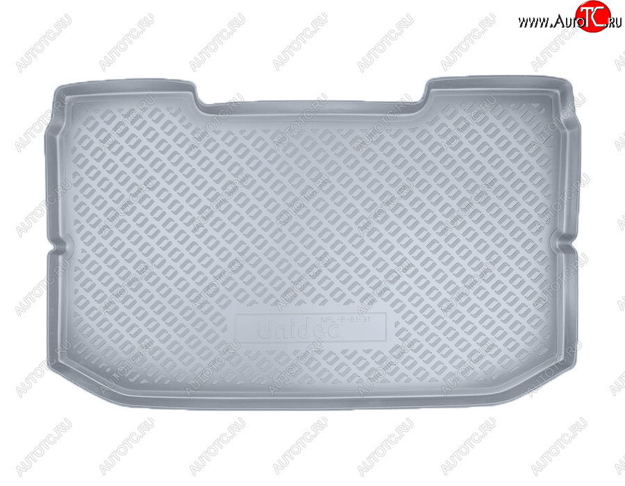 1 659 р. Коврик багажника Norplast Unidec  Nissan Note  1 (2004-2013) E11 дорестайлинг, E11 рестайлинг (Цвет: серый)  с доставкой в г. Пермь