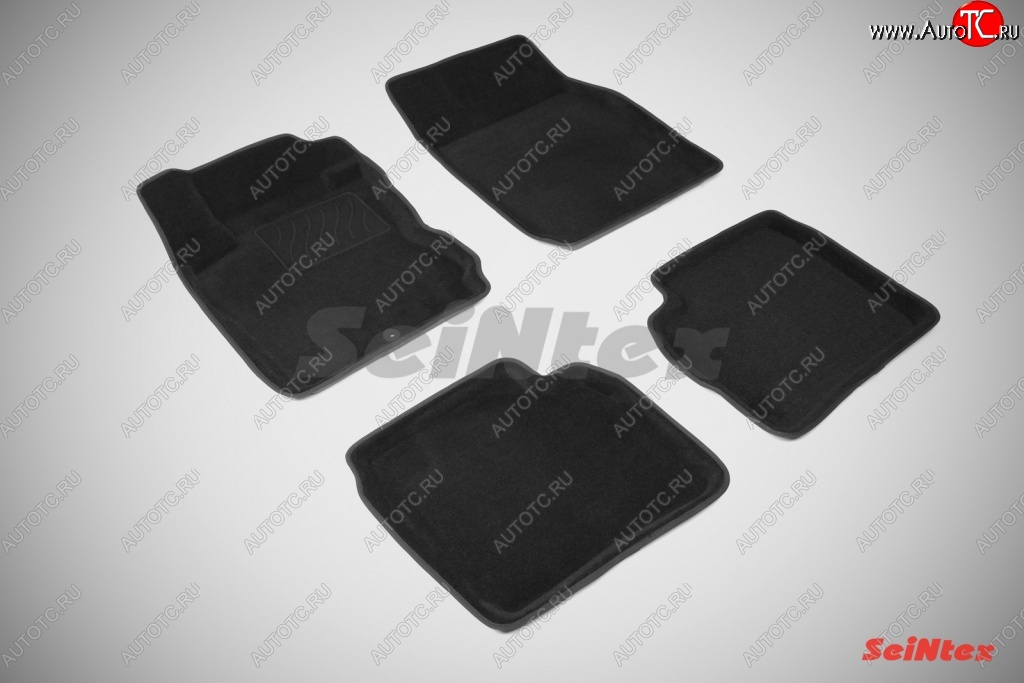 4 999 р. Износостойкие коврики в салон 3D NISSAN NOTE черные (компл) Nissan Note 1 E11 дорестайлинг (2004-2008)  с доставкой в г. Пермь