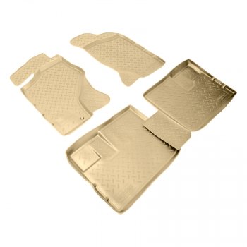 Коврики салона Norplast Unidec Nissan NP300 (2008-2025) (Цвет: бежевый)