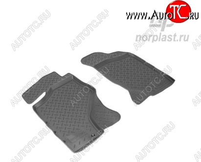 1 799 р. Коврики салонные Noplast (передние)  Nissan NP300 (2008-2025)  с доставкой в г. Пермь