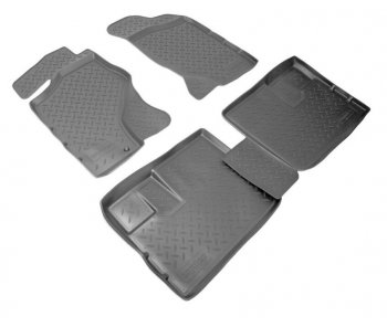 Комплект ковриков в салон Norplast Unidec Nissan NP300 (2008-2013) (Цвет: черный)