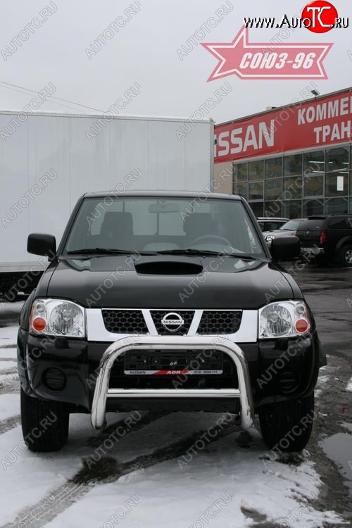 18 269 р. Защита переднего бампера Souz-96 (d76) Nissan NP300 (2008-2013)  с доставкой в г. Пермь