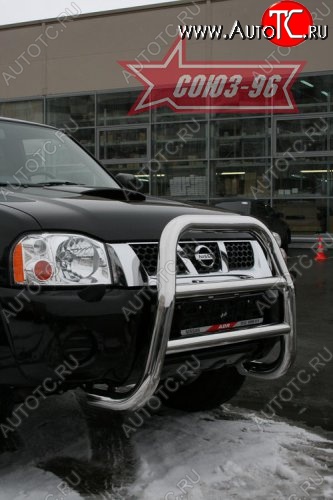 17 459 р. Защита переднего бампера Souz-96 (d76) Nissan NP300 (2008-2013)  с доставкой в г. Пермь