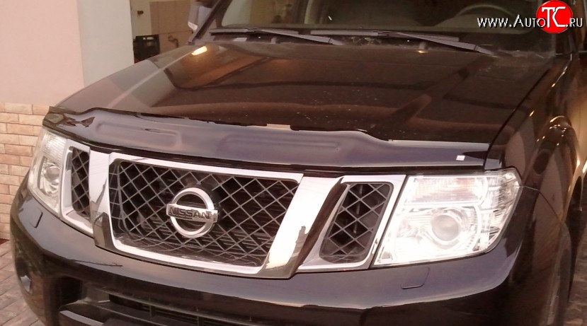 3 689 р. Дефлектор капота NovLine Nissan Pathfinder R51 рестайлинг (2009-2014)  с доставкой в г. Пермь