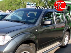 3 399 р. Дефлекторы окон (ветровики) Novline 4 шт. Nissan Pathfinder R51 рестайлинг (2009-2014)  с доставкой в г. Пермь