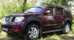 3 299 р. Молдинги дверей RA (узкие, комплект) Nissan Pathfinder R51 дорестайлинг (2004-2007) (Поверхность глянец (под окраску), Неокрашенные)  с доставкой в г. Пермь. Увеличить фотографию 4