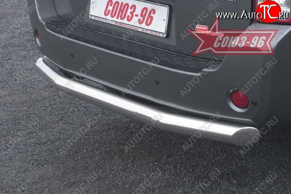 16 334 р. Защита заднего бампера Souz-96 (d76) Nissan Pathfinder R51 дорестайлинг (2004-2007)  с доставкой в г. Пермь