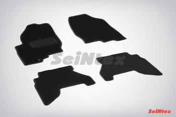 Комплект ворсовых ковриков в салон LUX Seintex Nissan Pathfinder  R51 (2004-2014) дорестайлинг, рестайлинг