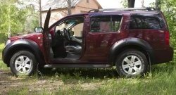 1 769 р. Накладки порожков салона RA Nissan Pathfinder R51 дорестайлинг (2004-2007) (Комплект (4 шт.))  с доставкой в г. Пермь. Увеличить фотографию 4