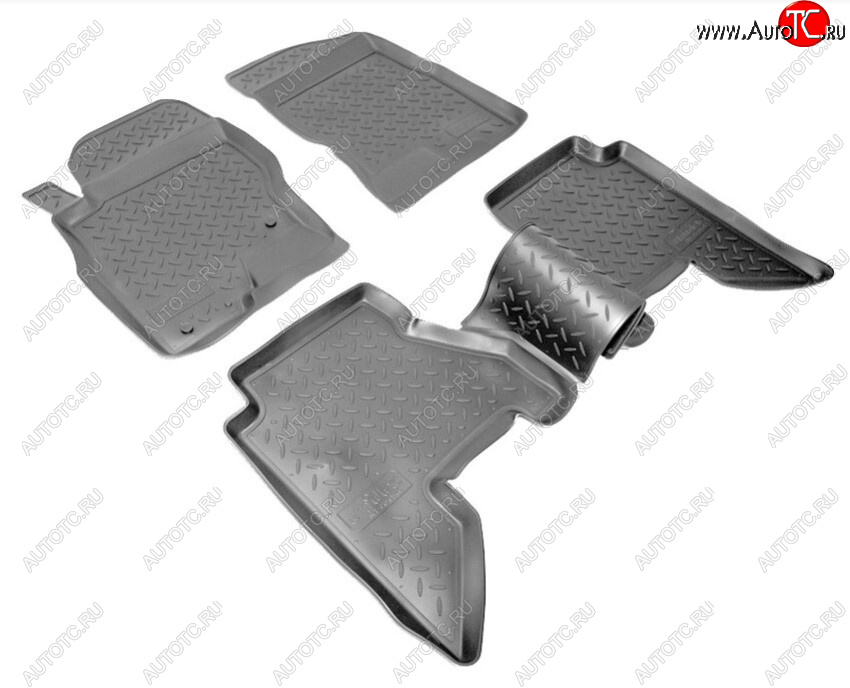 2 769 р. Комплект ковриков в салон Norplast Unidec  Nissan Pathfinder  R51 (2004-2014) дорестайлинг, рестайлинг (Цвет: черный)  с доставкой в г. Пермь