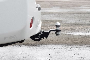 15 099 р. Фаркоп PT GROUP /съемный квадрат/ NISSAN Pathfinder 2004-2014 (08031501) Nissan Pathfinder R51 рестайлинг (2009-2014)  с доставкой в г. Пермь. Увеличить фотографию 3