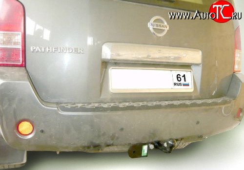 5 399 р. Фаркоп Лидер Плюс (до 1200 кг)  Nissan Pathfinder  R51 (2004-2014) дорестайлинг, рестайлинг (Без электропакета)  с доставкой в г. Пермь