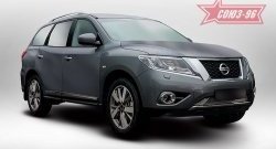 Декоративный элемент воздухозаборника Souz-96 (d10) Nissan Pathfinder  R52 (2012-2017) дорестайлинг