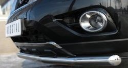 15 999 р. Одинарная защита переднего бампера диаметром 63 мм SLITKOFF  Nissan Pathfinder  R52 (2012-2017) дорестайлинг  с доставкой в г. Пермь. Увеличить фотографию 4
