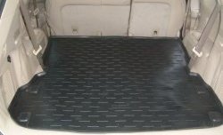 Коврик в багажник (7 мест, длинный) Aileron (полиуретан) Nissan Pathfinder  R52 (2012-2017) дорестайлинг