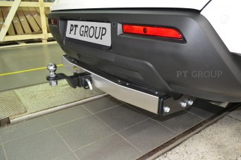 19 689 р. Фаркоп Petroil Tuning (съемный квадрат) Nissan Pathfinder R53 (2021-2025) (с нержавеющей накладкой)  с доставкой в г. Пермь. Увеличить фотографию 5