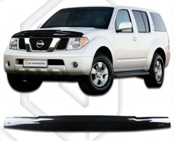Дефлектор капота CA-Plastiс Nissan Pathfinder  R51 (2009-2014) рестайлинг