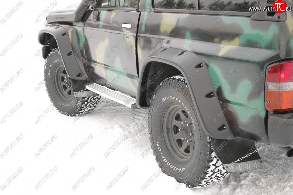 23 999 р. Расширители арок RA (комплект, 10 см)  Nissan Patrol  4 (1987-1997) Y60 (Поверхность шагрень)  с доставкой в г. Пермь