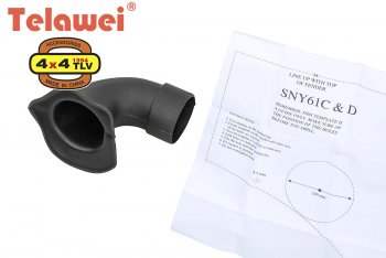 6 999 р. Шноркель Telawei (Diesel TD42-T 4.2Litre-I6, Diesel ZD30DDTI 3.0Litre-I4, Petrol TB48E 4.8Litre-I6)  Nissan Patrol  5 (2004-2010) Y61 2-ой рестайлинг  с доставкой в г. Пермь. Увеличить фотографию 2