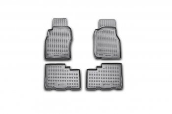 Коврики в салон Element 4 шт. (полиуретан) Nissan Patrol  5 (1997-2004) Y61 дорестайлинг, Y61 1-ый рестайлинг