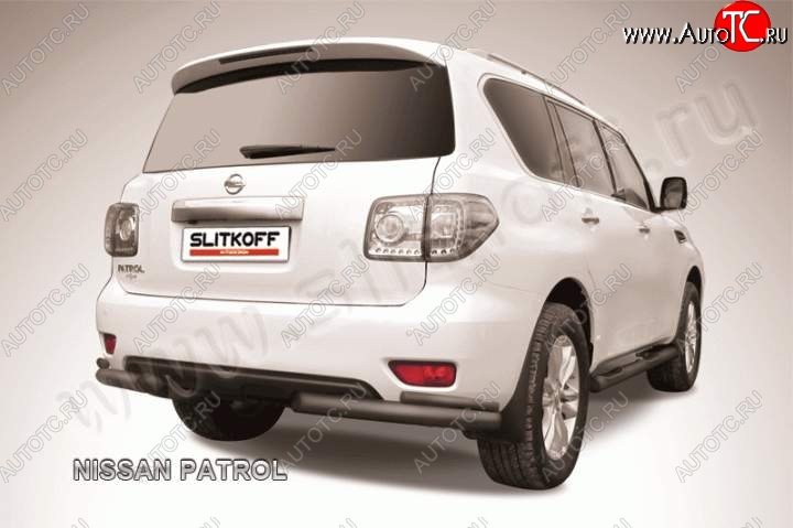 14 999 р. Уголки d76+d42 двойные Nissan Patrol 6 Y62 дорестайлинг (2010-2014) (Цвет: серебристый)  с доставкой в г. Пермь