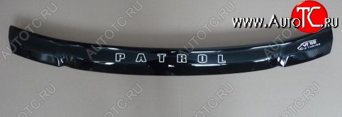 999 р. Дефлектор капота Russtal Nissan Patrol 5 Y61 дорестайлинг (1997-2001)  с доставкой в г. Пермь