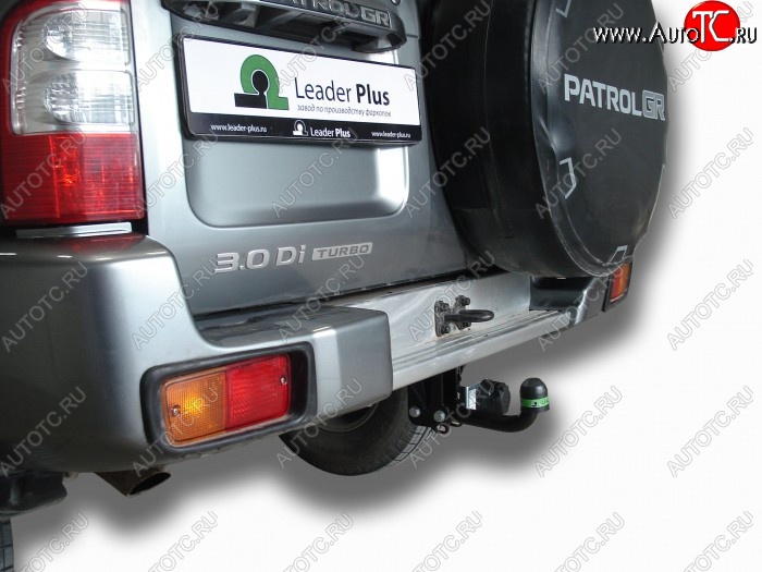 7 249 р. Фаркоп Лидер Плюс.  Nissan Patrol  5 (1997-2010) Y61 дорестайлинг, Y61 1-ый рестайлинг, Y61 2-ой рестайлинг (Без электропакета)  с доставкой в г. Пермь
