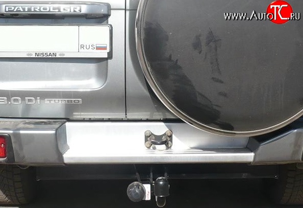 8 279 р. Фаркоп NovLine  Nissan Patrol  5 (1997-2010) Y61 дорестайлинг, Y61 1-ый рестайлинг, Y61 2-ой рестайлинг  с доставкой в г. Пермь