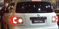 20 499 р. Накладка на заднюю дверь автомобиля Impul Nissan Patrol 6 Y62 дорестайлинг (2010-2014)  с доставкой в г. Пермь. Увеличить фотографию 3