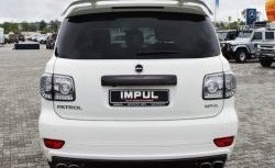 20 499 р. Накладка на заднюю дверь автомобиля Impul Nissan Patrol 6 Y62 дорестайлинг (2010-2014)  с доставкой в г. Пермь. Увеличить фотографию 4