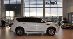 12 049 р. Молдинги (накладки на двери) Impul Nissan Patrol 6 Y62 дорестайлинг (2010-2014) (Неокрашенные)  с доставкой в г. Пермь. Увеличить фотографию 2