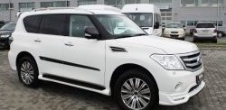 22 749 р. Накладки на зеркала Impul Nissan Patrol 6 Y62 дорестайлинг (2010-2014) (Неокрашенные)  с доставкой в г. Пермь. Увеличить фотографию 7
