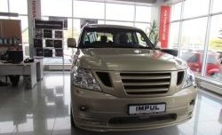 64 549 р. Накладка на передний бампер Impul Nissan Patrol 6 Y62 дорестайлинг (2010-2014) (Неокрашенная)  с доставкой в г. Пермь. Увеличить фотографию 12