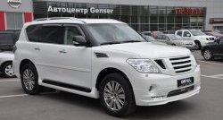 64 549 р. Накладка на передний бампер Impul Nissan Patrol 6 Y62 дорестайлинг (2010-2014) (Неокрашенная)  с доставкой в г. Пермь. Увеличить фотографию 6