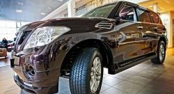 64 549 р. Накладка на передний бампер Impul Nissan Patrol 6 Y62 дорестайлинг (2010-2014) (Неокрашенная)  с доставкой в г. Пермь. Увеличить фотографию 9