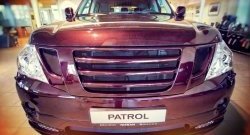 64 549 р. Накладка на передний бампер Impul Nissan Patrol 6 Y62 дорестайлинг (2010-2014) (Неокрашенная)  с доставкой в г. Пермь. Увеличить фотографию 10